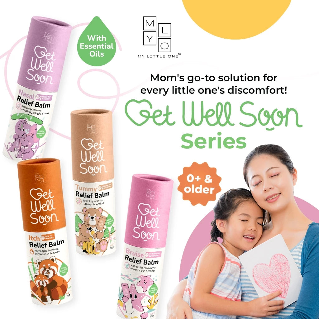 Mylo Gws Relief Balm Stick - Baby & Kids Nasal, Cough, Anti-Itch, Tummy, Colic, Bruise, Fever (15G)