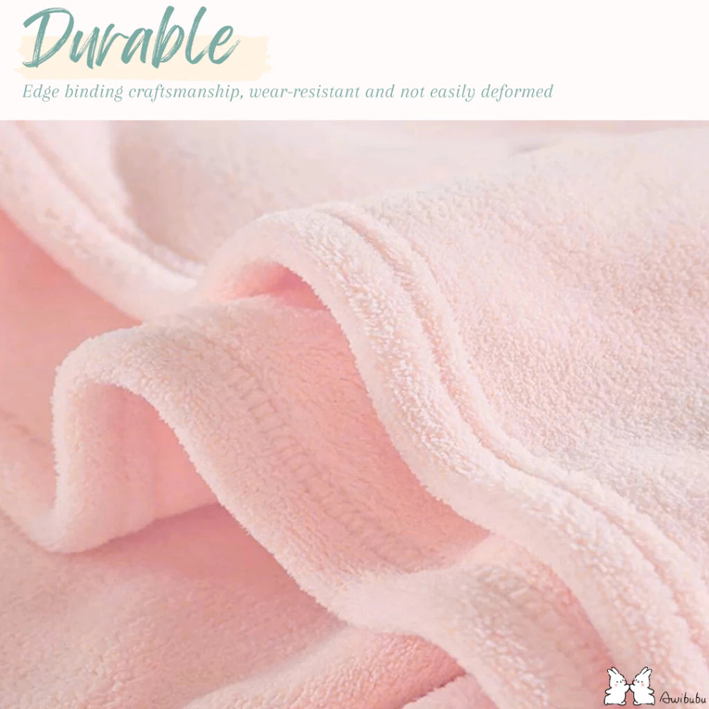 Awibubu Coral Fleece Bath Towel Adult