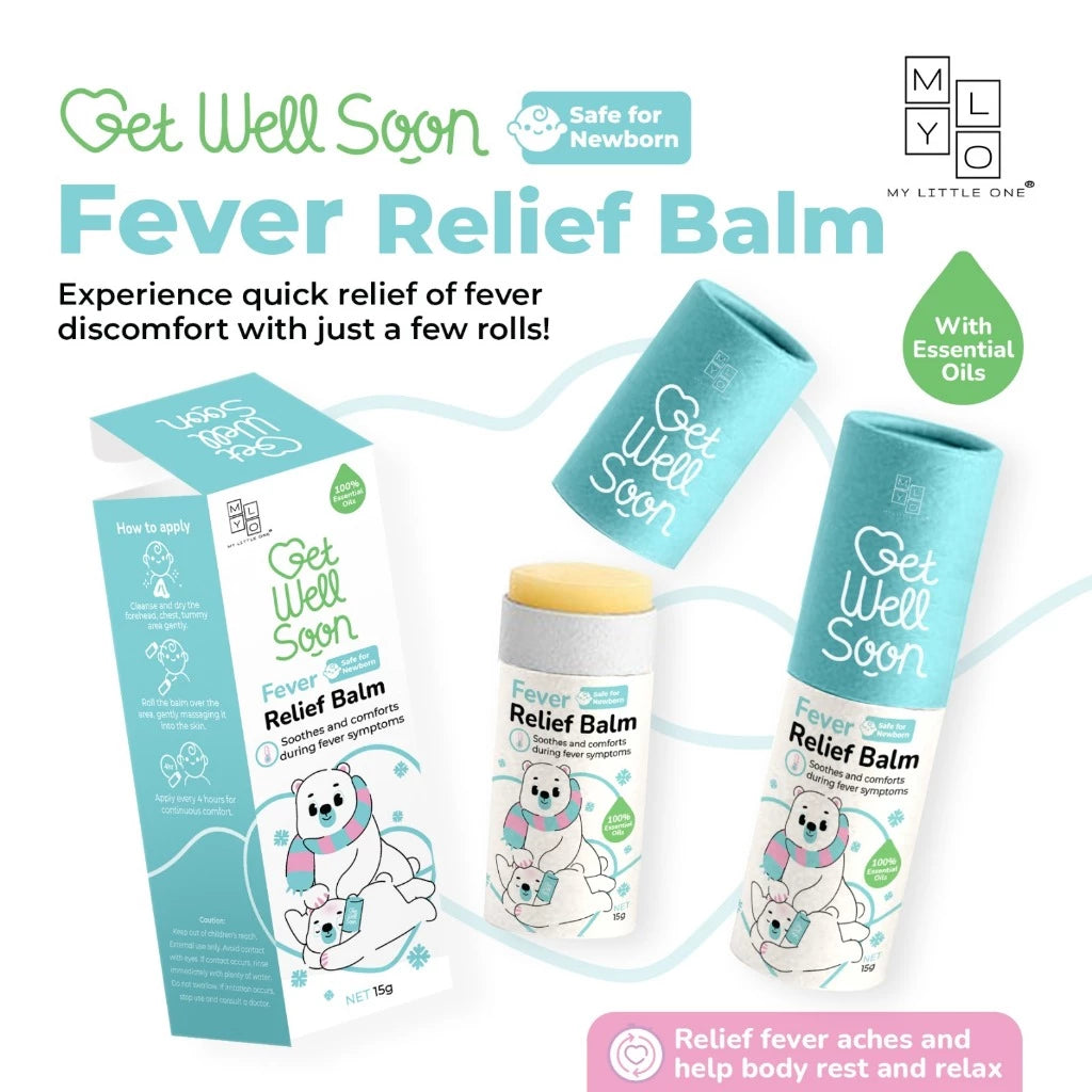 Mylo Gws Relief Balm Stick - Baby & Kids Nasal, Cough, Anti-Itch, Tummy, Colic, Bruise, Fever (15G)