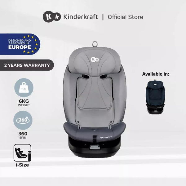 Kinderkraft Carseat I-Grow (Newborn To 12 Years Old)