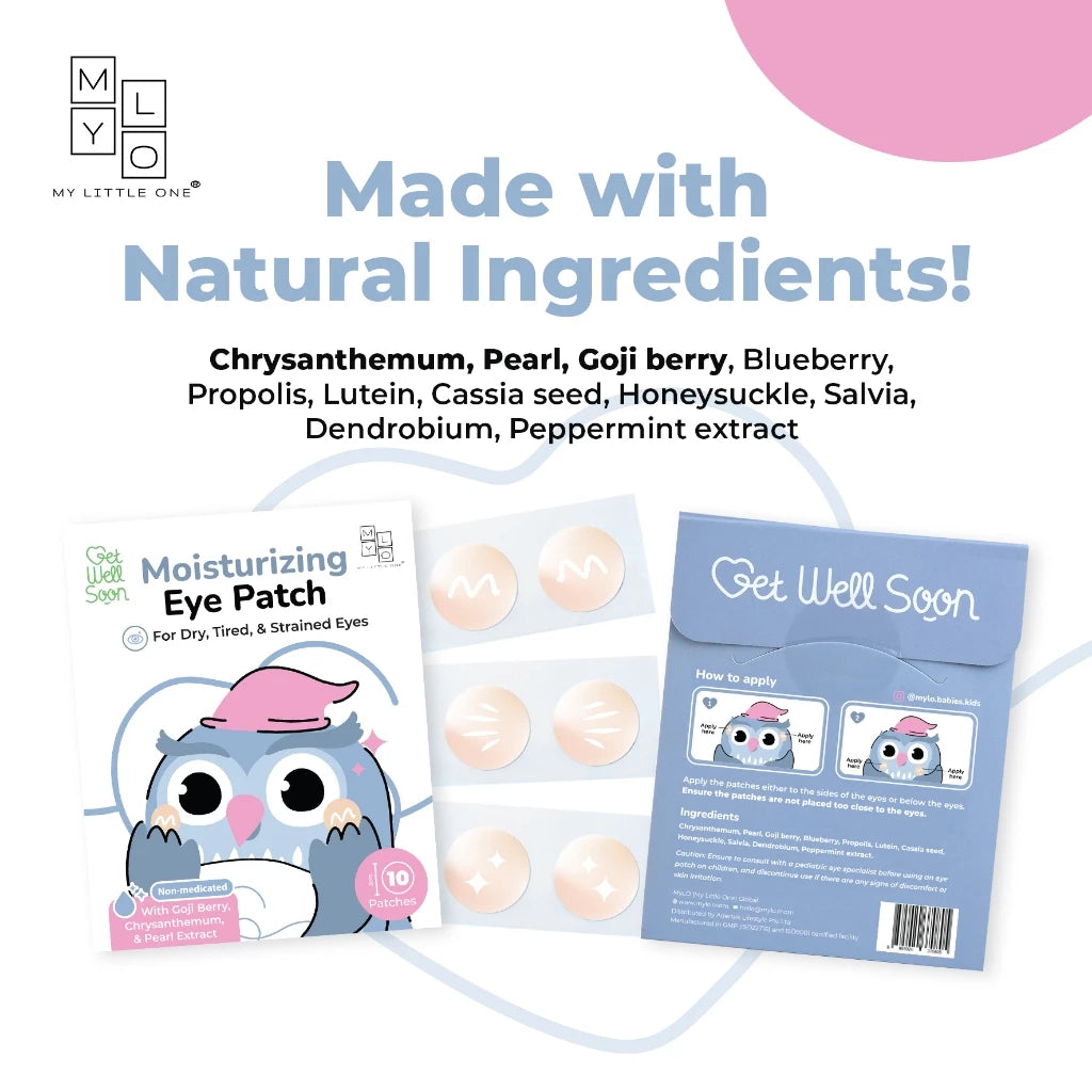 Mylo Gws Kids Eye Drops Moisturizing Eye Patch (10S) - Mess Free Dry, Tired Eyes Refresh