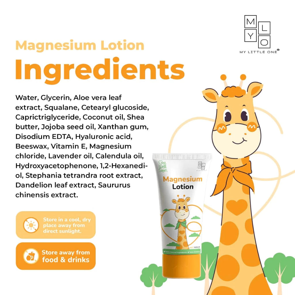 Mylo Gws Magnesium Moisturizing Lotion (100Ml) - Soothes Growth Discomfort & Support Good Sleep