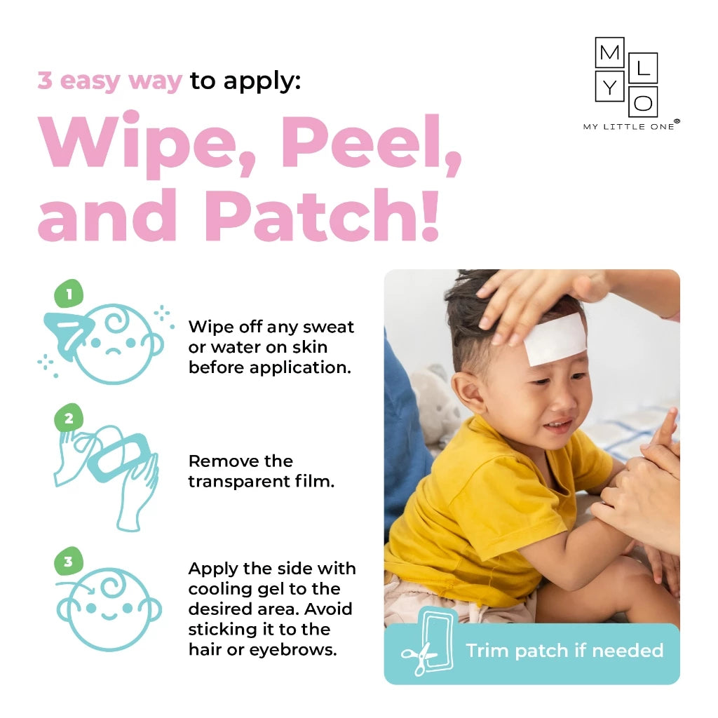 Mylo Paraben Free Fever Cooling Patch (6 Patches / Box)