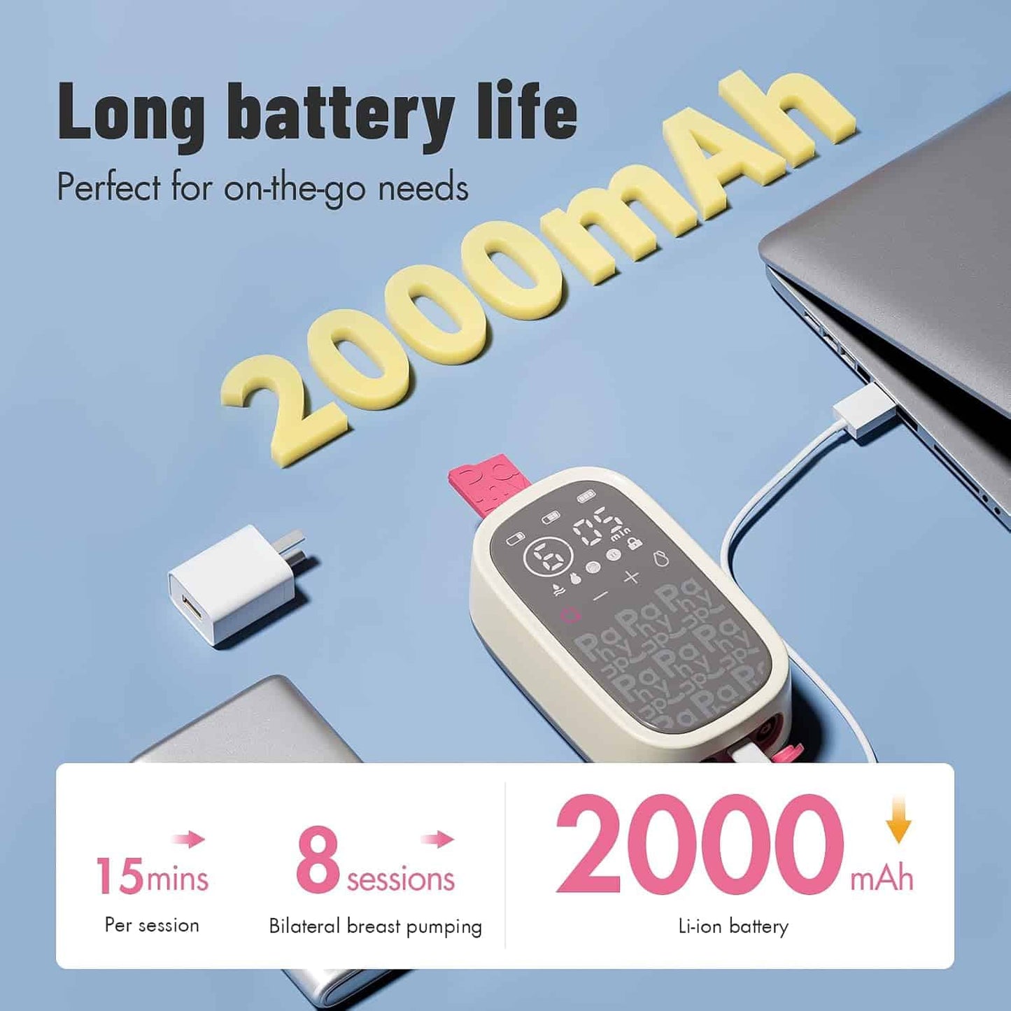 Phanpy E-Rosy Ultra-Light Wearable Hands Free Breast Pump