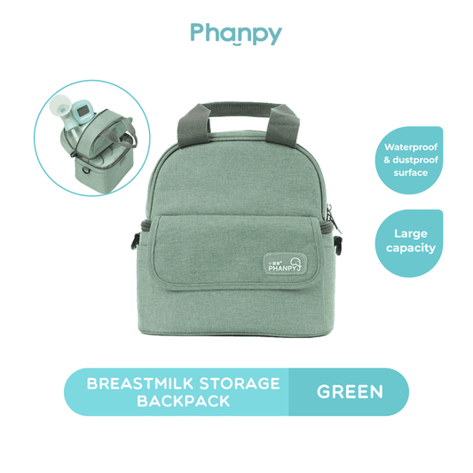 Phanpy Yile Breastmilk Storage Backpack - Green