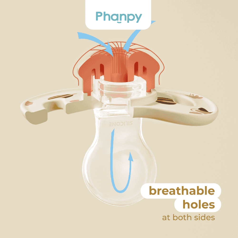 Phanpy Cute Baby Pacifier 2Pcs/Box 6 M+ Honey Pickup
