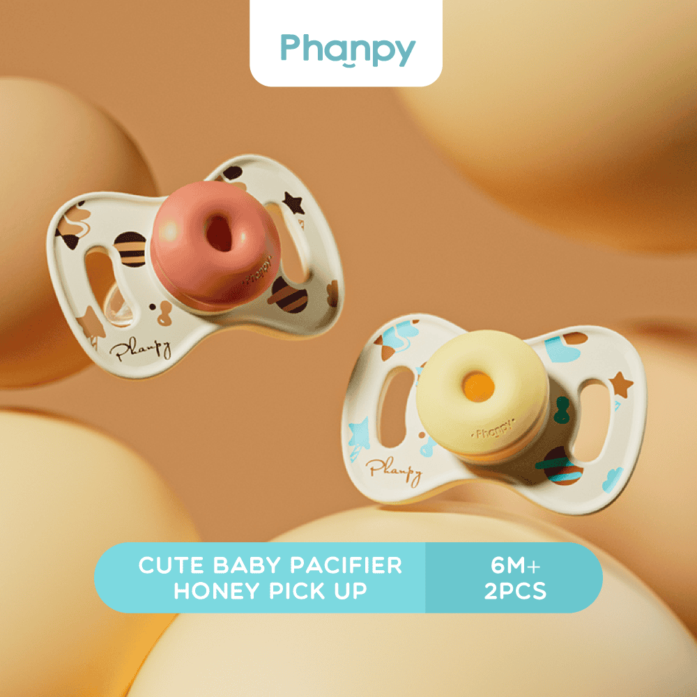 Phanpy Cute Baby Pacifier 2Pcs/Box 6 M+ Honey Pickup