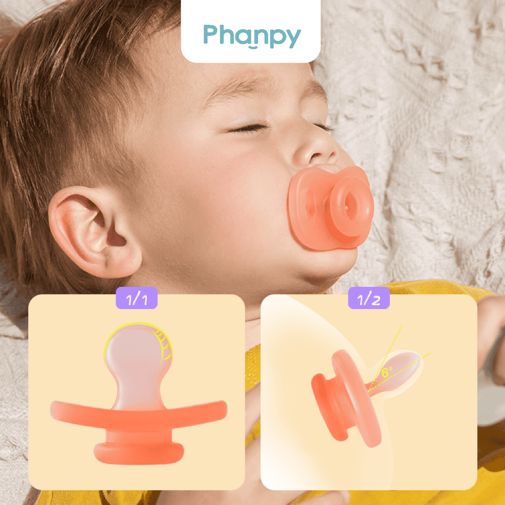 Phanpy Silicone Flat Head Pacifier 0 -6M
