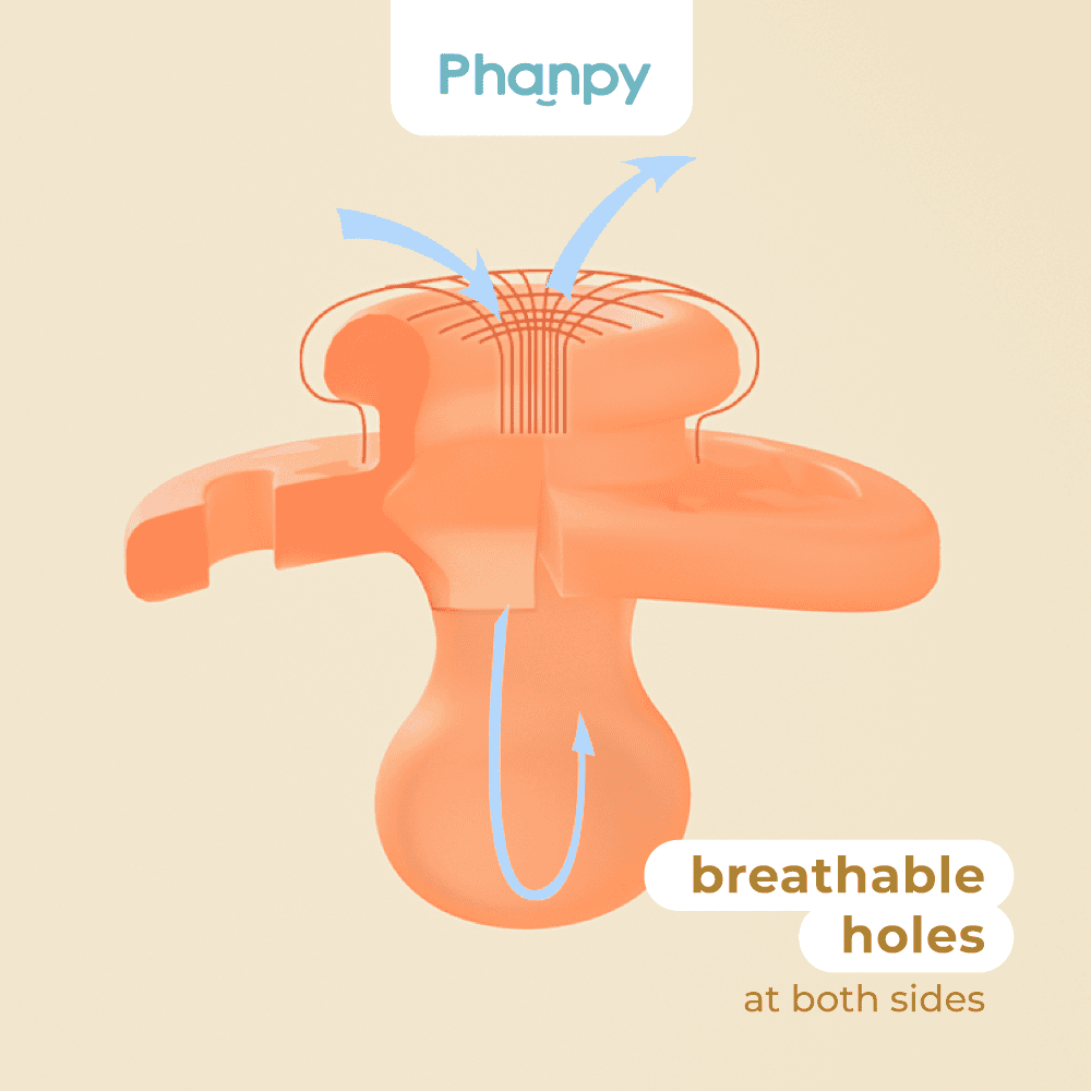 Phanpy Silicone Flat Head Pacifier 0 -6M