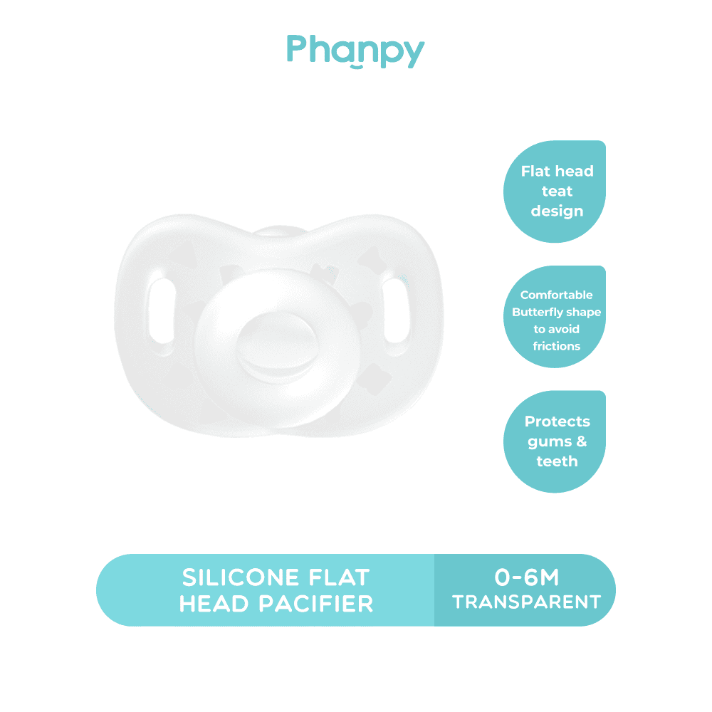 Phanpy Silicone Flat Head Pacifier 0 -6M