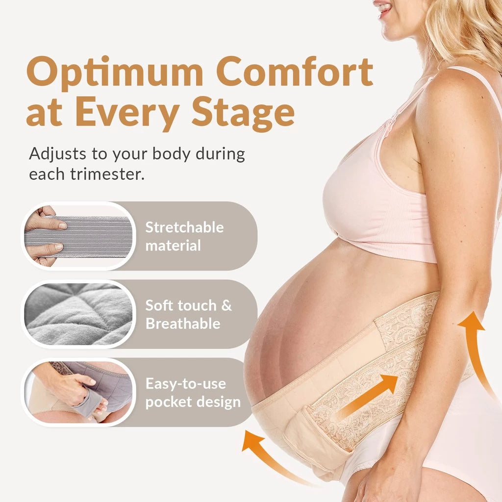 Mamaway Ergonomic Maternity Support Belt - Grey