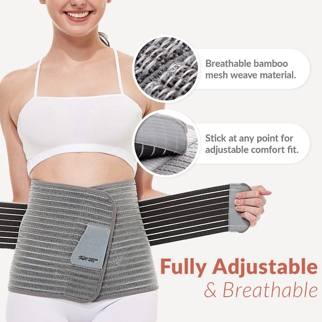 Mamaway Nano Bamboo Postnatal Recovery & Support Belly Band (Grey)