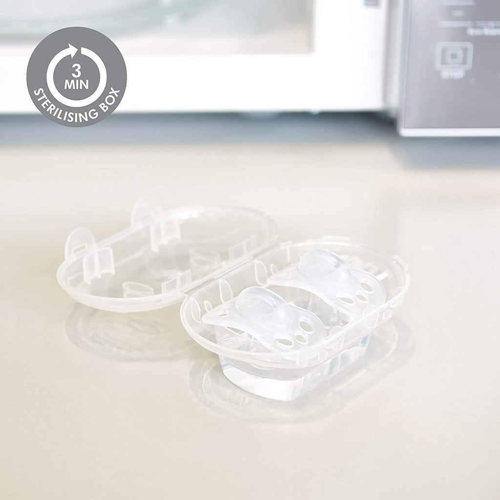 Medela Baby Soft Silicone Duo Pacifier | [ 0-6 Months, 6-18 Months ] [ 2Pcs / Pack ]