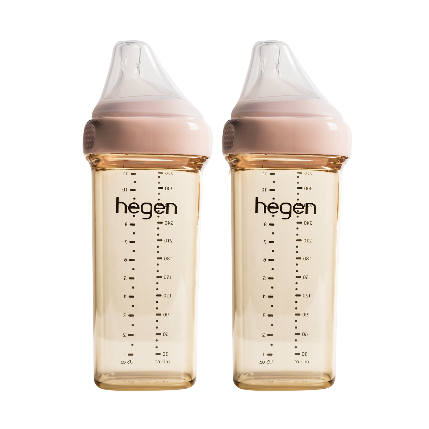 Hegen Pcto 330Ml/11Oz Ppsu Feeding Bottle ( Pink / Blue / Purple ) - 2Pcs/Pack