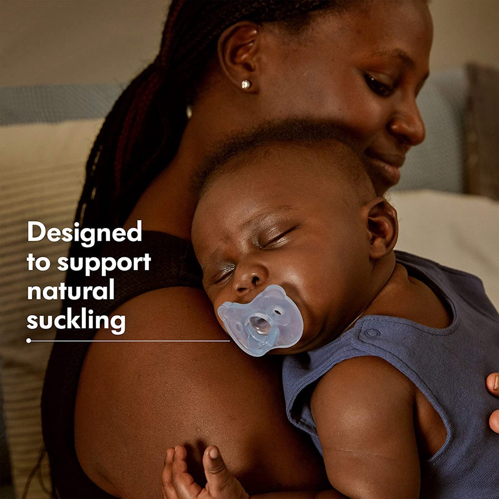 Medela Baby Soft Silicone Duo Pacifier | [ 0-6 Months, 6-18 Months ] [ 2Pcs / Pack ]