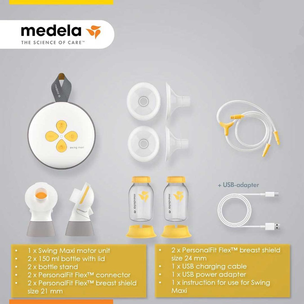 Medela Swing Maxi Double Electric Breast Pump With Personalfit Flex Breast Shield