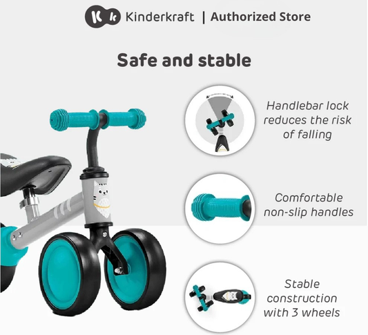 Kinderkraft Balance Bike Cutie - Suitable For 1 Year Old