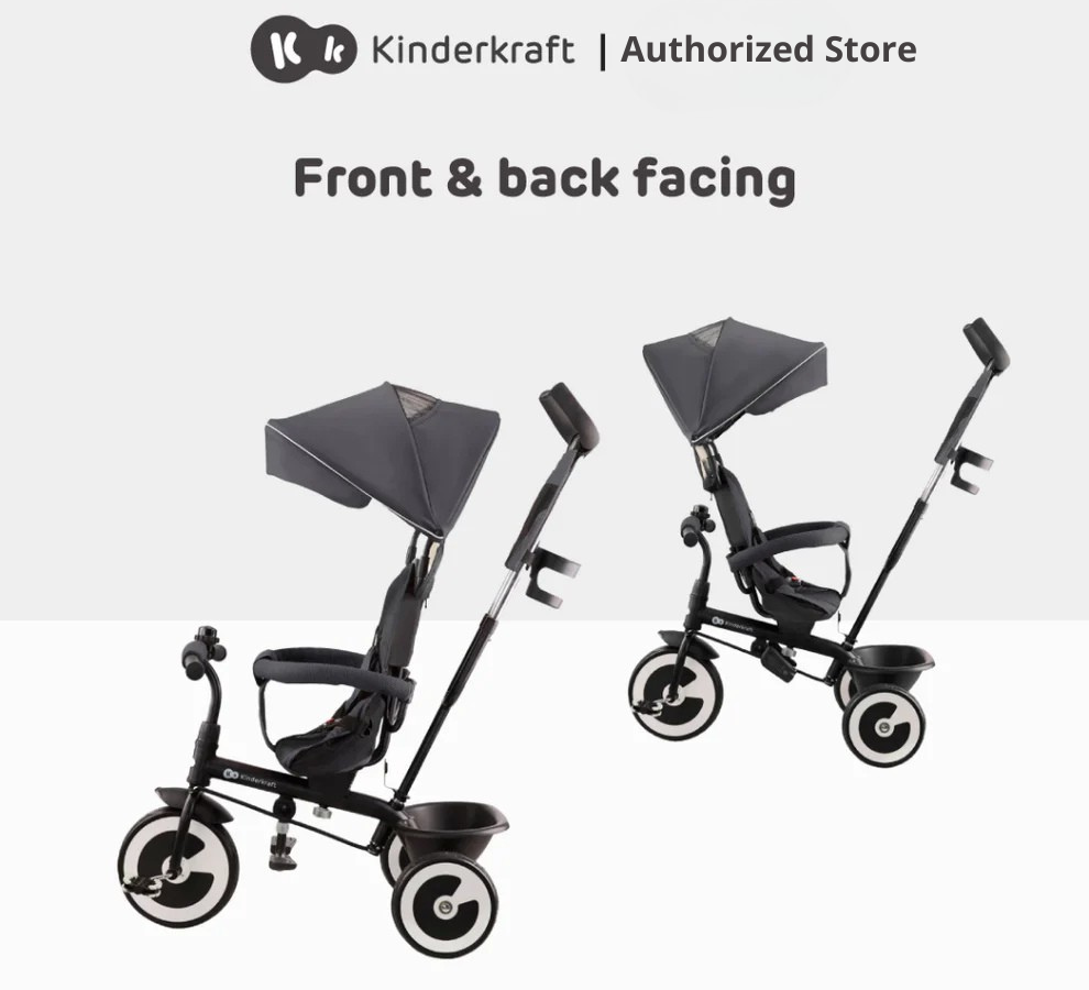Kinderkraft Tricycle 6-In-1 Aston Suitable For 9Months Above
