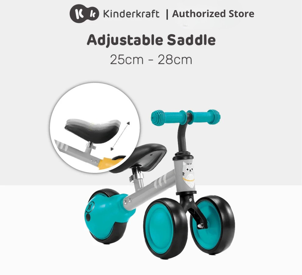 Kinderkraft Balance Bike Cutie - Suitable For 1 Year Old