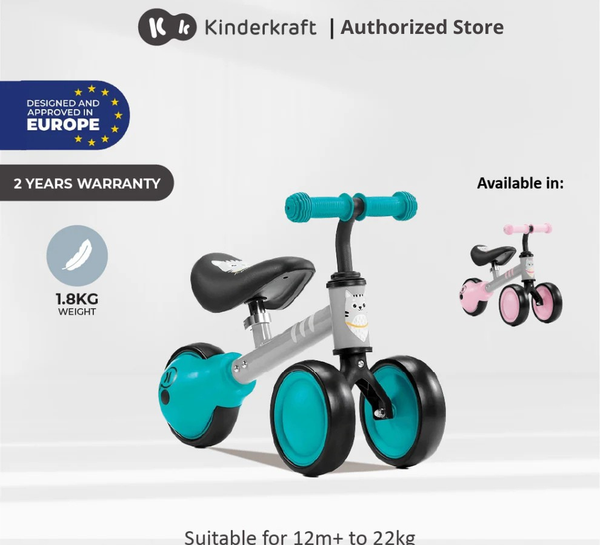 Kinderkraft Balance Bike Cutie - Suitable For 1 Year Old