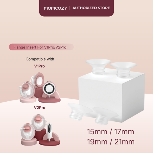 Momcozy Flange Insert for Momcozy V1 Pro/V2 Pro Breast Pump (15/17/19/21mm)