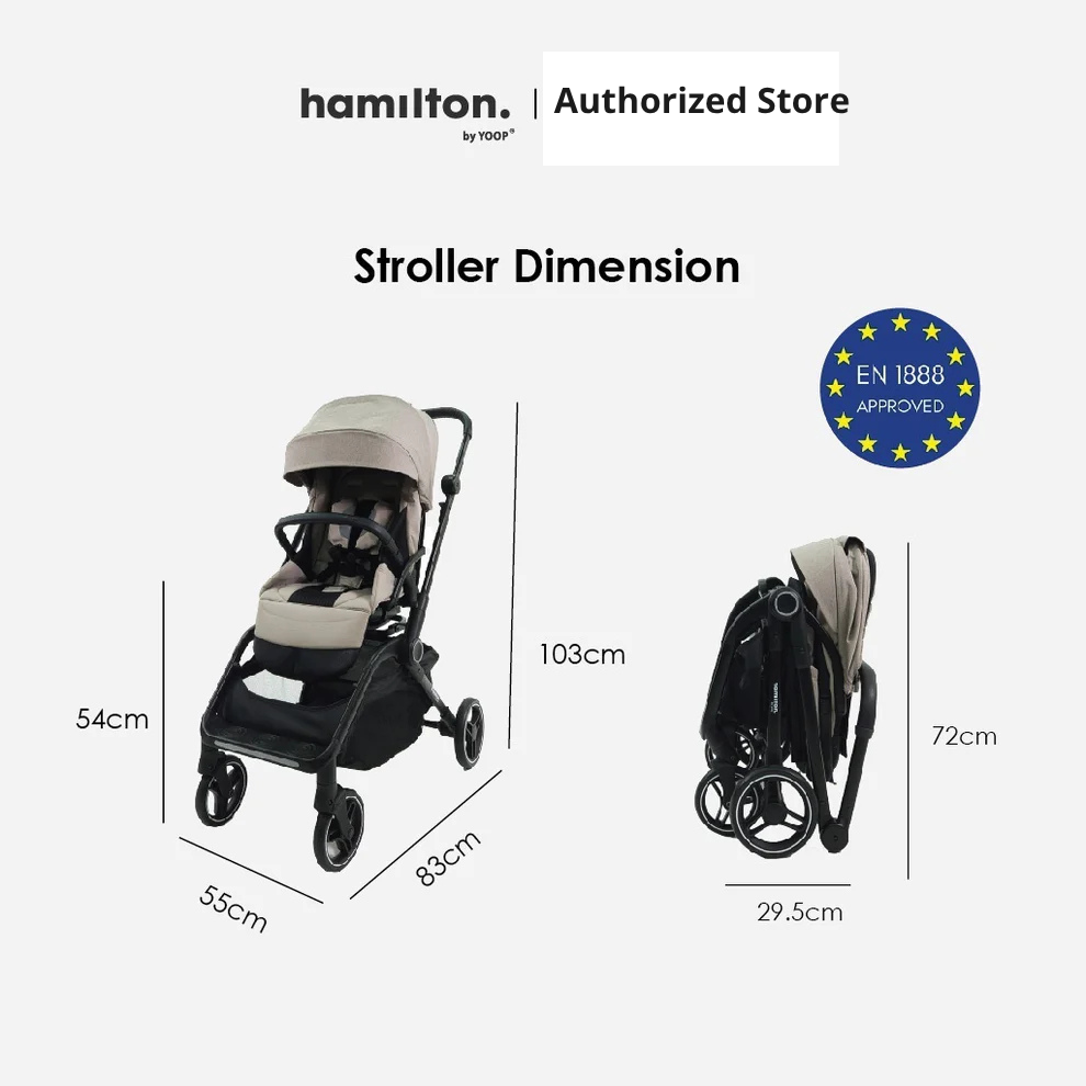 Hamilton T1 Stroller | Magicfold™