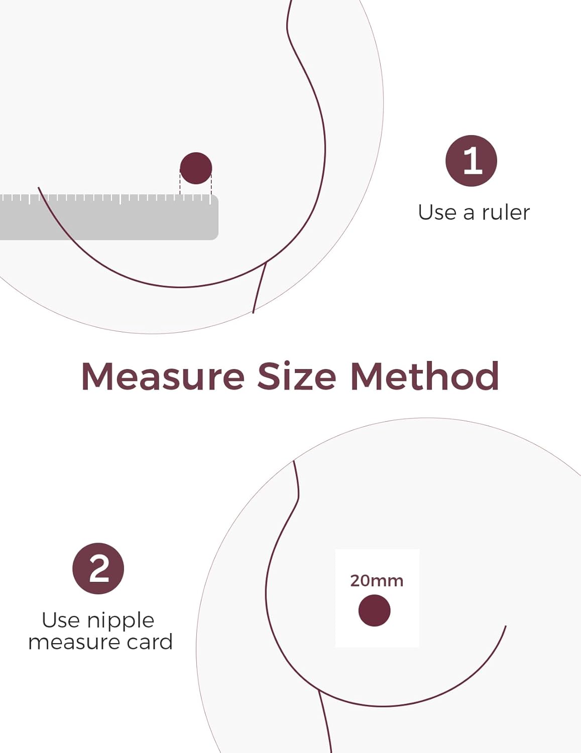 Momcozy Flange Insert for Momcozy M9 Breast Pump (15/17/19/21mm)