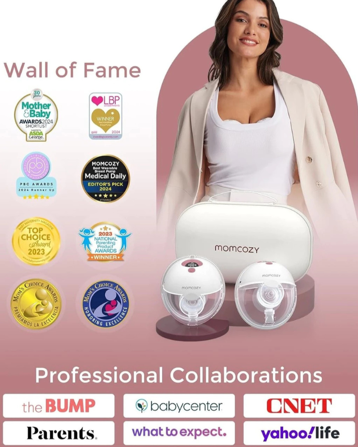 Momcozy M5 All-in-one Wearable Breast Pump - Painlessly Pump