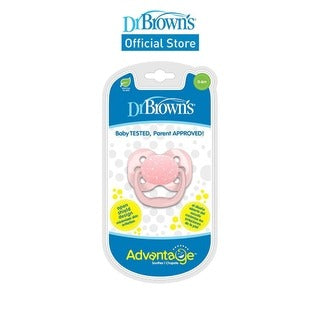 Dr. Brown's Advantage™ Pacifier, Stage 1 for 0-6months, Pink, 1 Piece