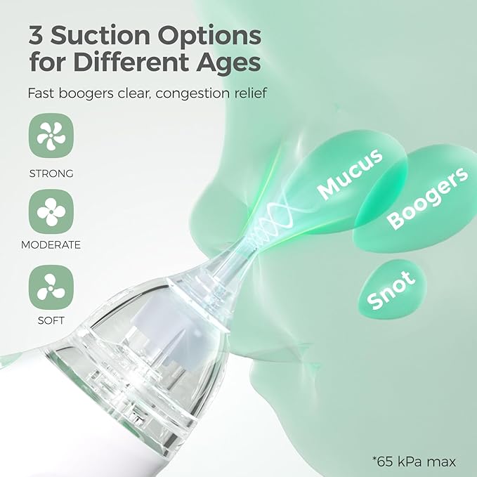 Momcozy Baby Nasal Aspirator with Light and Music