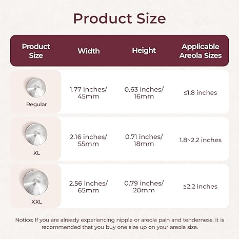 Momcozy Original 999 Silver Nipple Shield , 2pcs