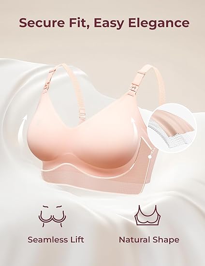 Momcozy YN21 Nursing Bra (Black or Skin)