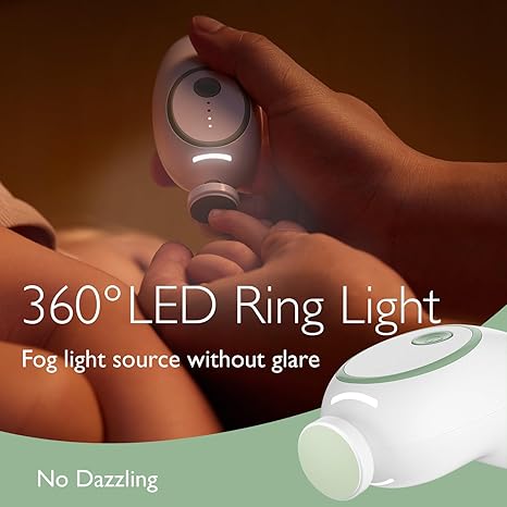 Momcozy Baby Electric Nail File with Night Light