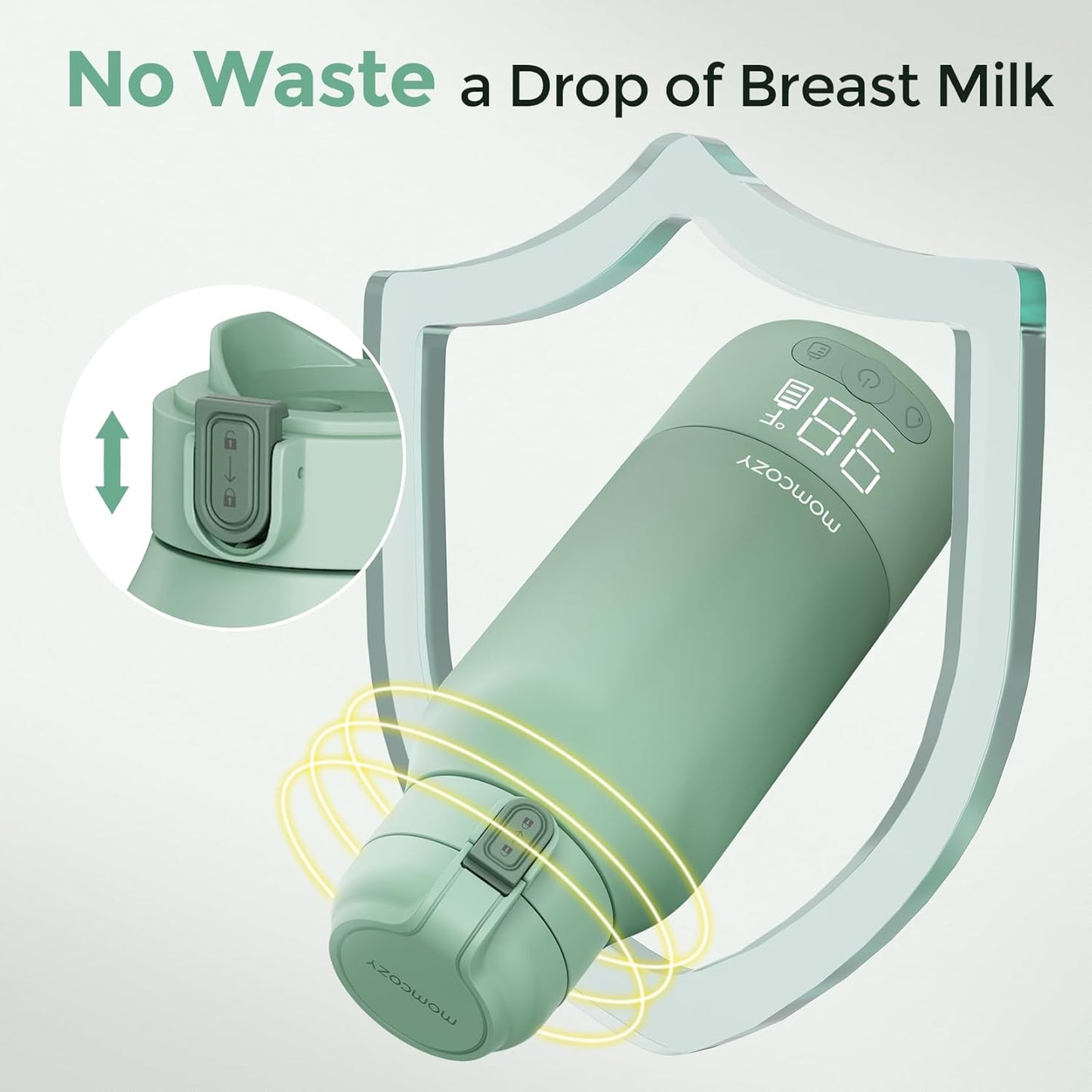Momcozy Portable Milk Warmer for Travel with Fast Heating and Long Battery Life