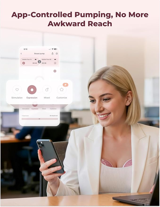 Momcozy M9 Mobile Flow™ Hands-Free Wearable Breast Pump