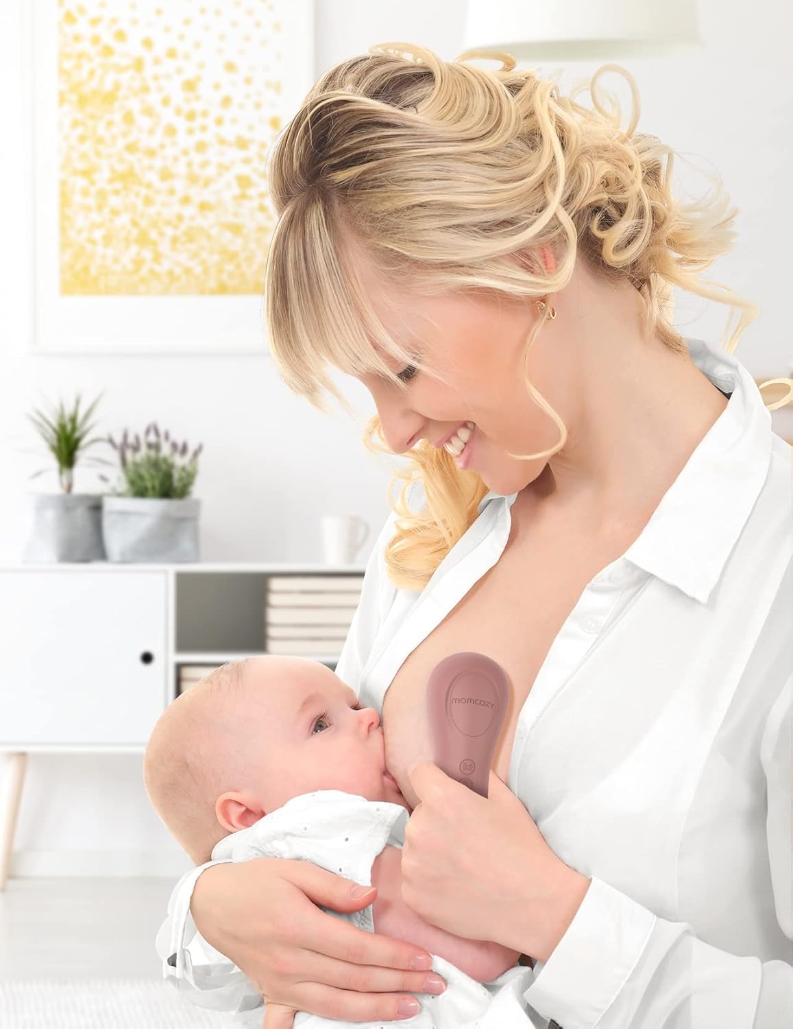 Momcozy 3-in-1 Kneading Lactation Massager with Heat