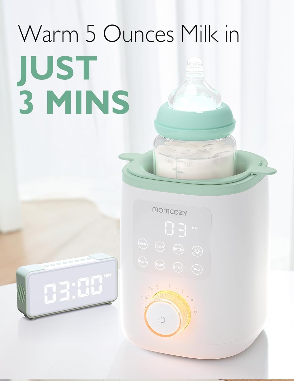 Momcozy Nutri Smart Analog Baby Bottle Warmer