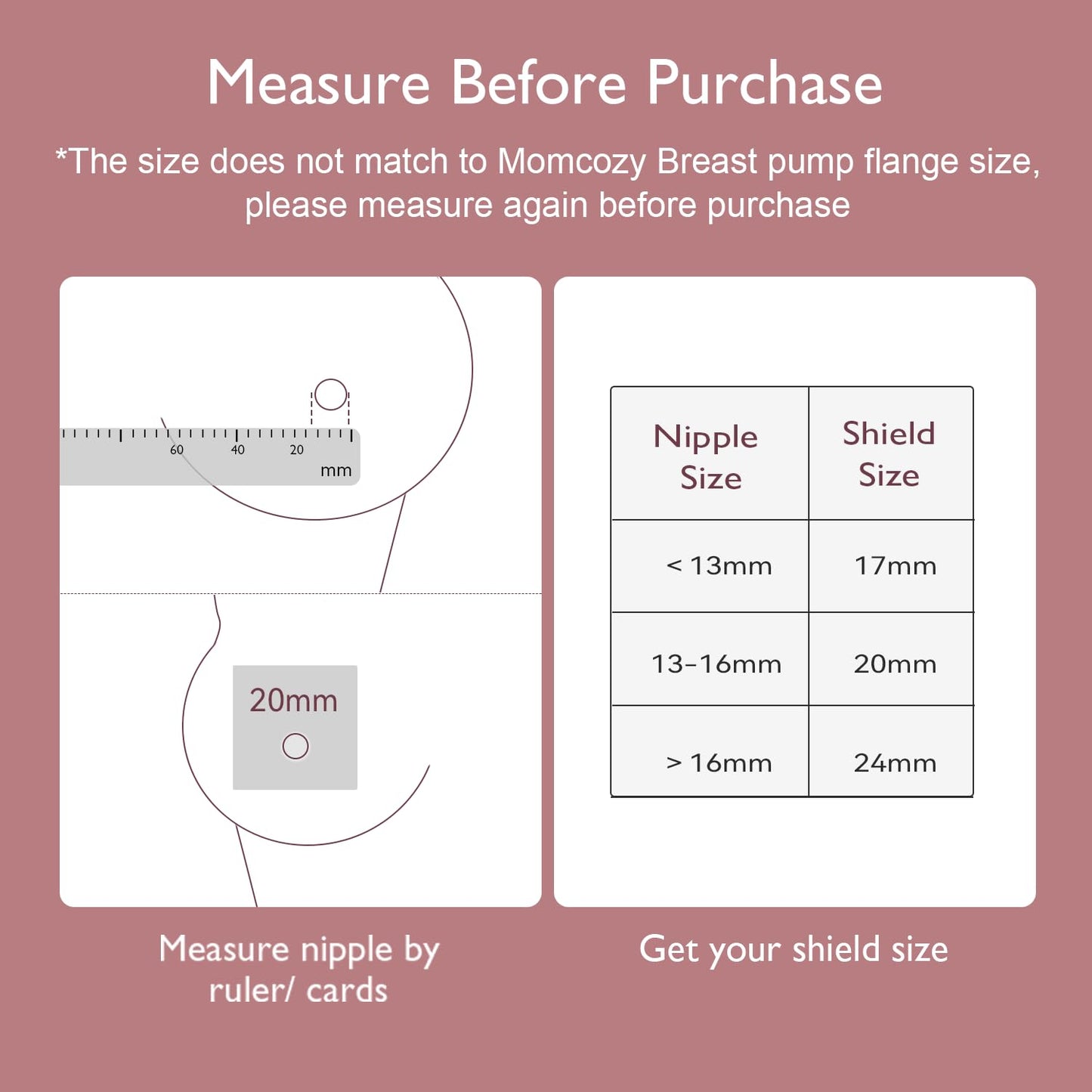 Momcozy Ultra Thin Contact Nipple Shield Include Carry Case