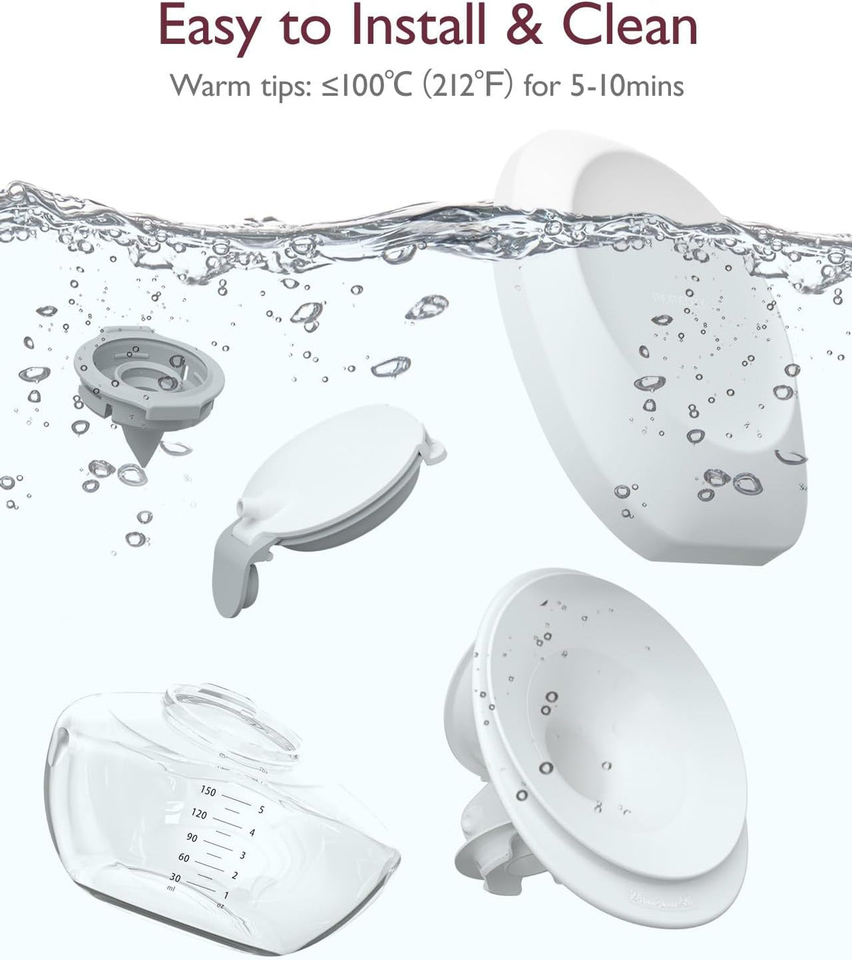 MOMCOZY MILK COLLECTION CONTAINER SET FOR M9-24MM