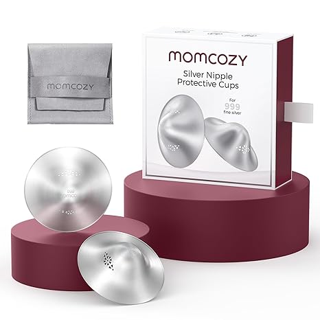 Momcozy Original 999 Silver Nipple Shield , 2pcs