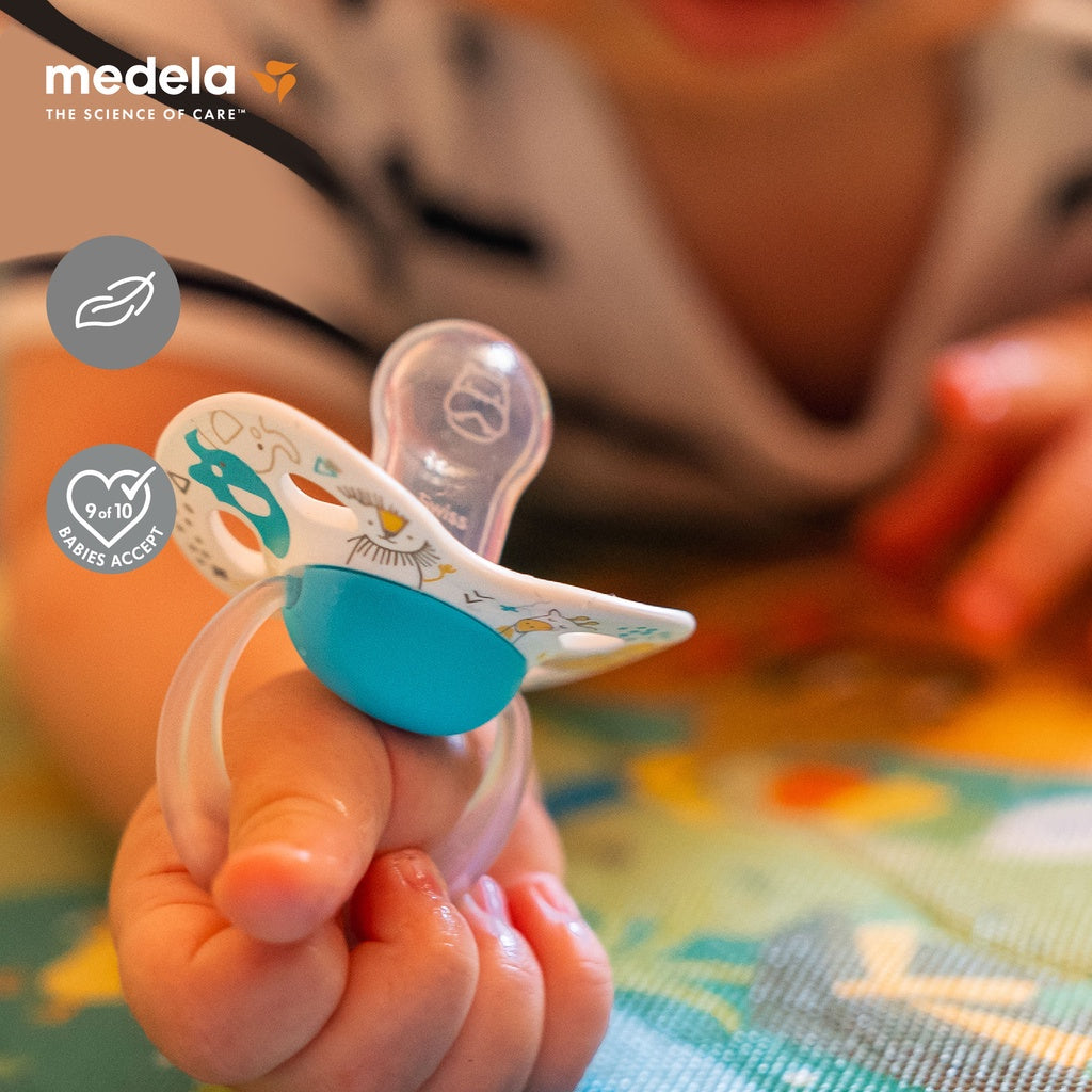 Medela Baby Original Pacifier | [ 0-6 Months, 6-18 Months ] [ 2Pcs / Pack ]