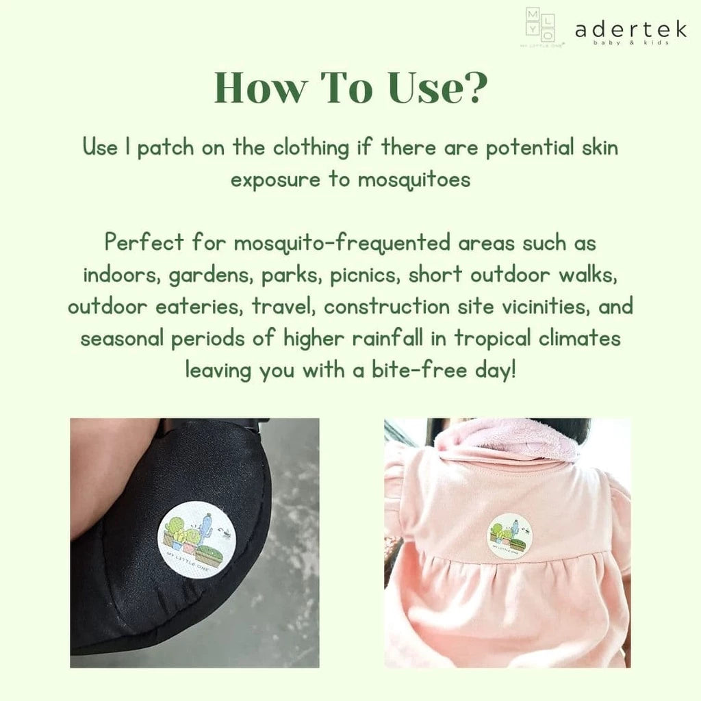 Mylo Mosquito Repellent Patch Safe For Babies & Pregnant Mummies (10'S/Box)