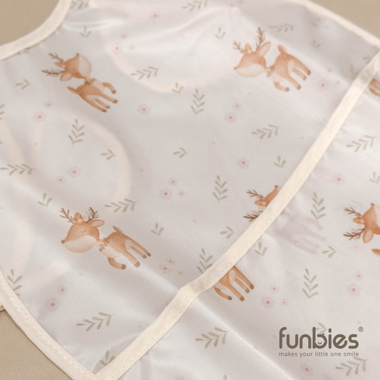 Funbies Snuggle Baby Bibs Set (Deer + Duck)