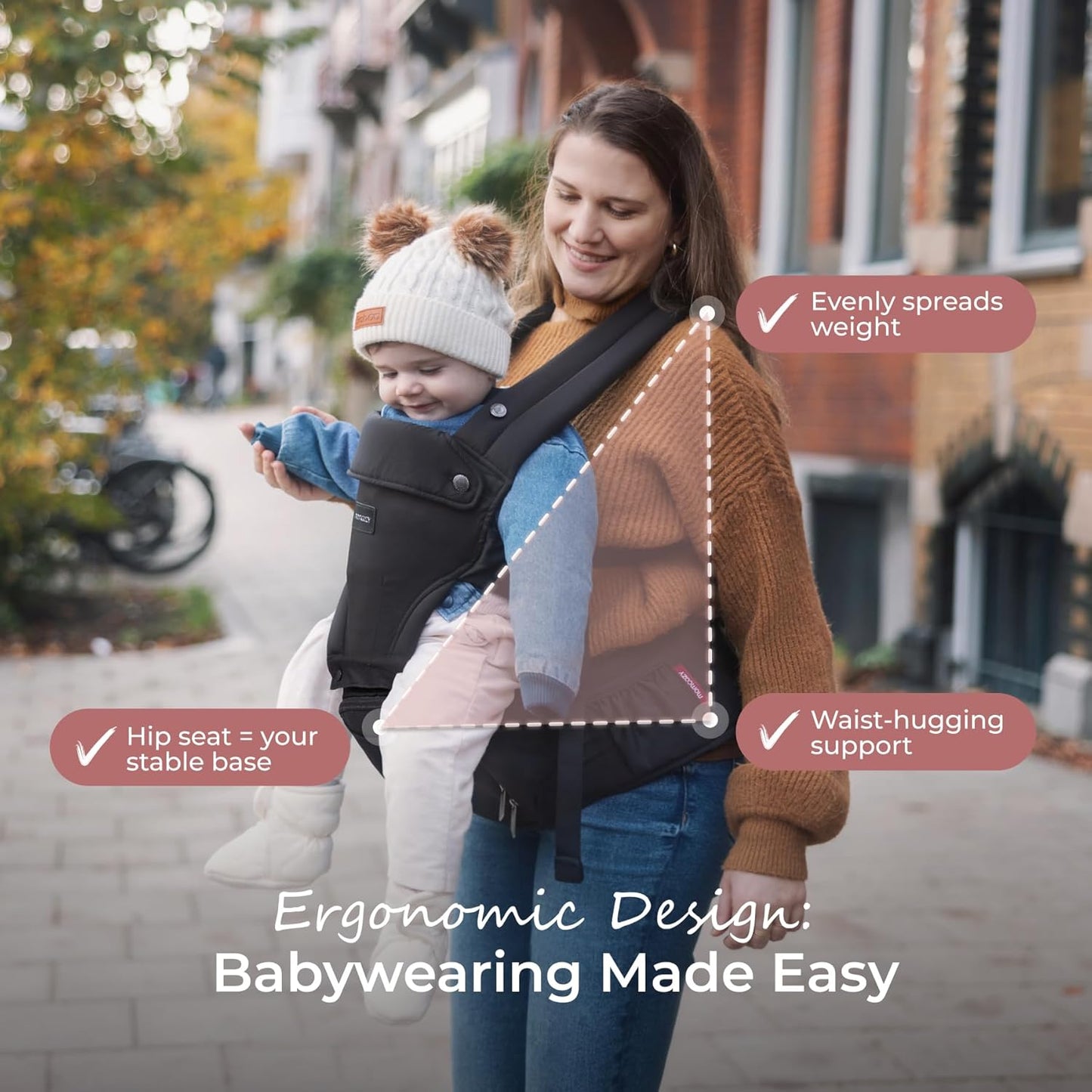 Momcozy Move2fit 2in 1 Seat Baby Carrier