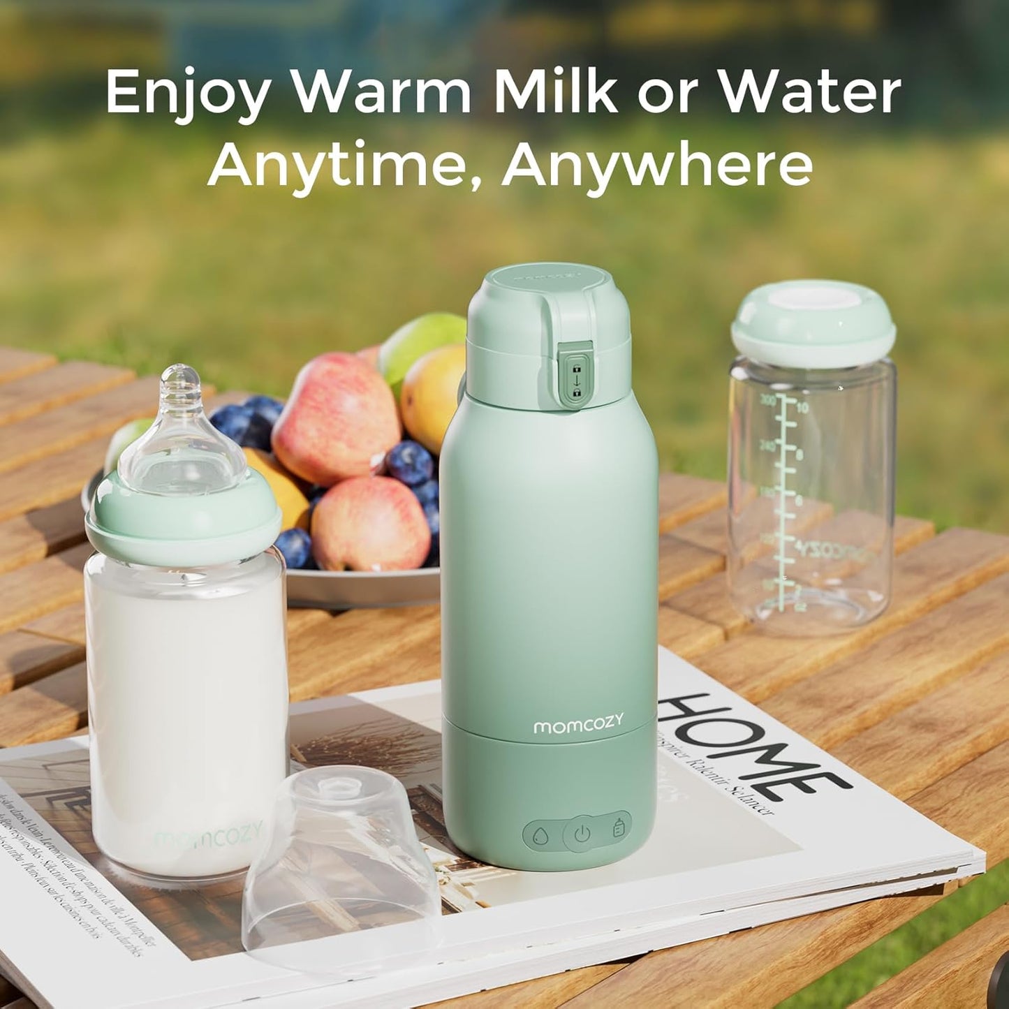 Momcozy Portable Milk Warmer for Travel with Fast Heating and Long Battery Life