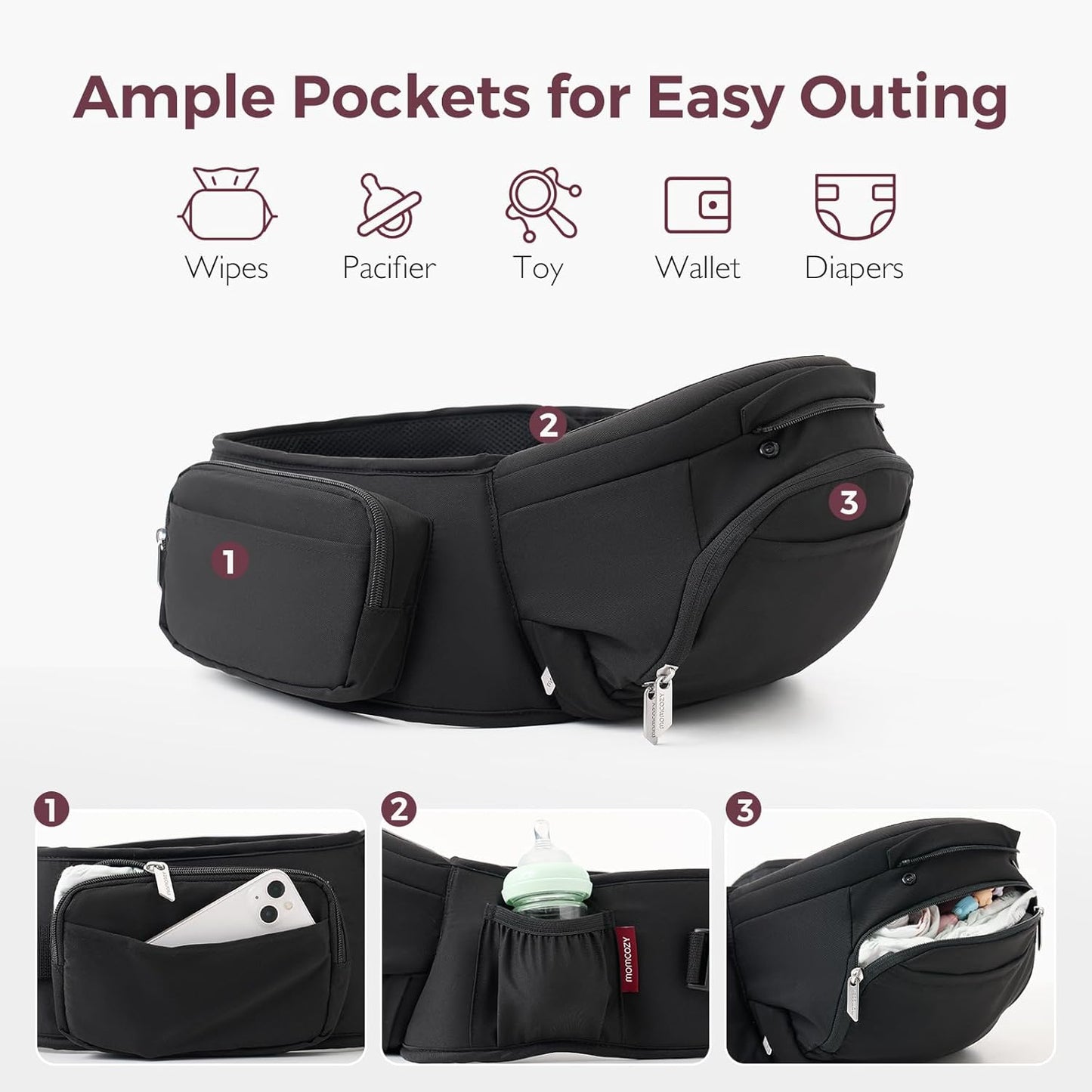 Momcozy Move2fit 2in 1 Seat Baby Carrier