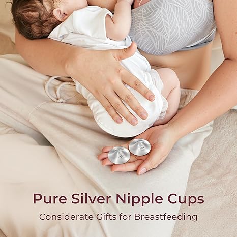 Momcozy Original 999 Silver Nipple Shield , 2pcs