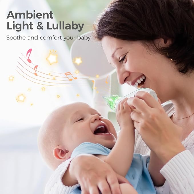 Momcozy Baby Nasal Aspirator with Light and Music