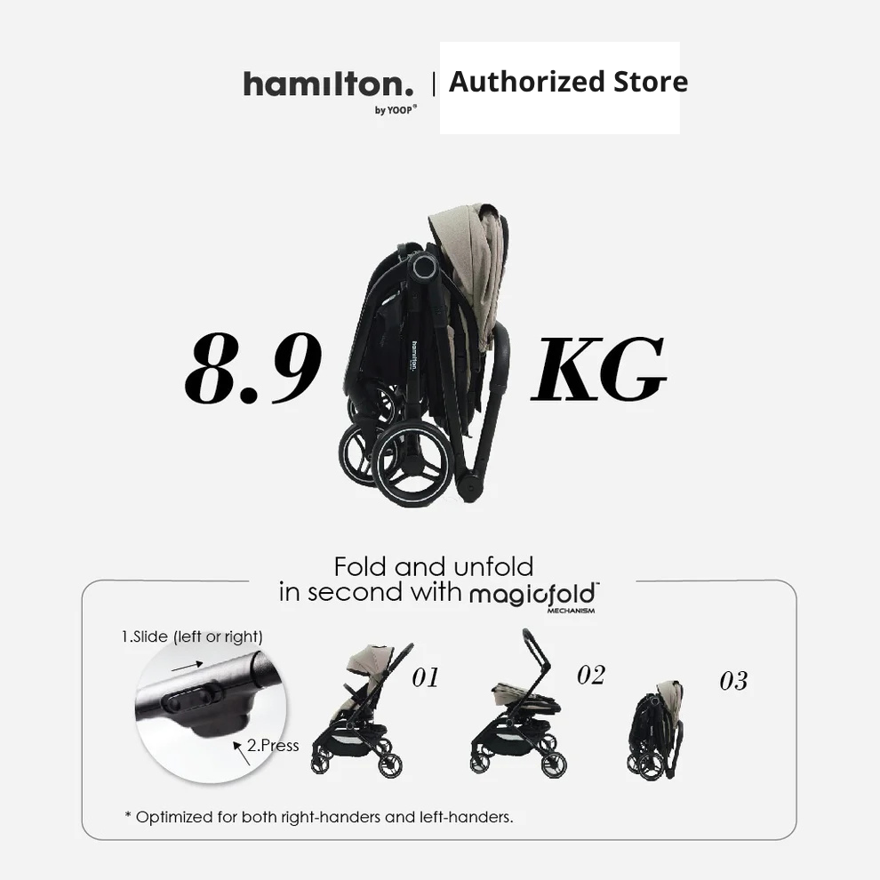 Hamilton T1 Stroller | Magicfold™