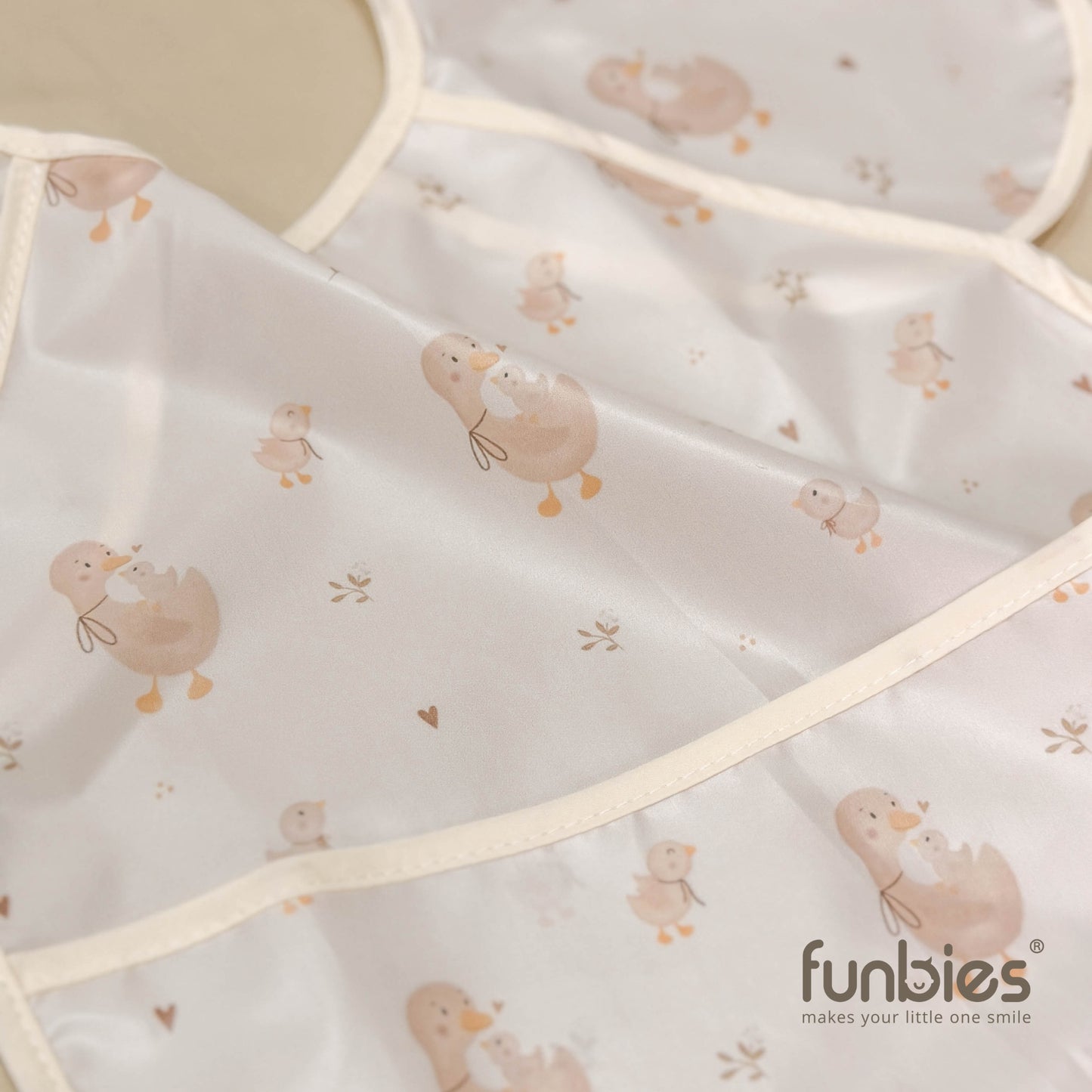 Funbies Snuggle Baby Bibs Set (Deer + Duck)
